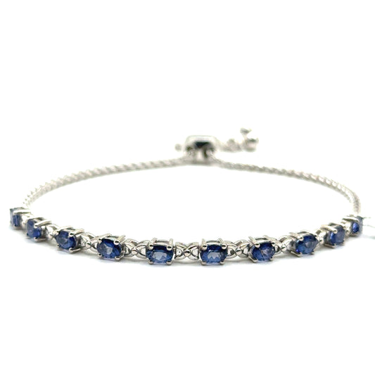 Pulsera de Tanzanita en Plata 925 (1.6cts)