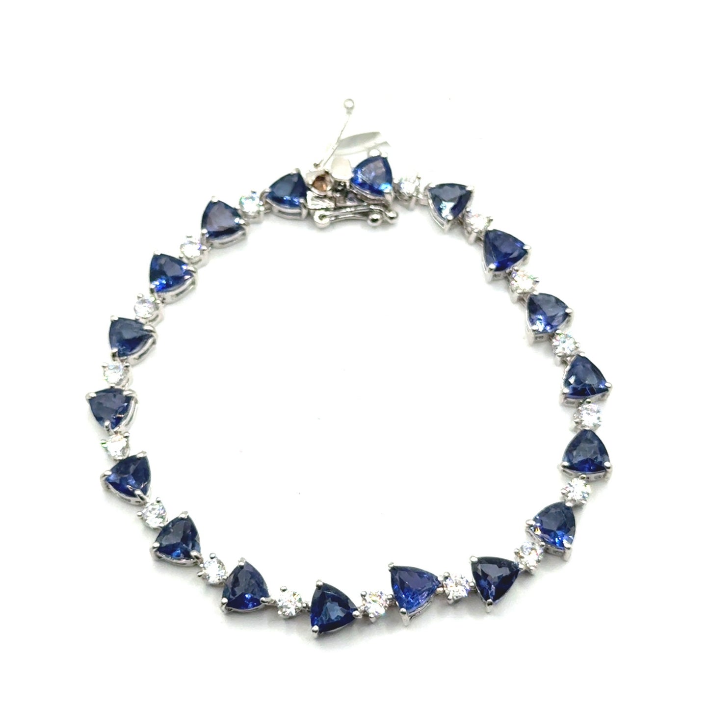 Pulsera de Tanzanita en Plata 925 (7.6cts)