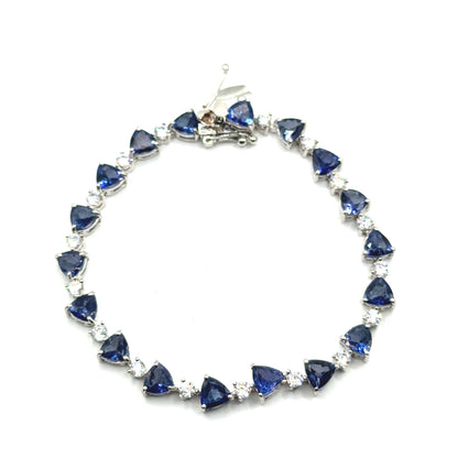 Pulsera de Tanzanita en Plata 925 (7.6cts)