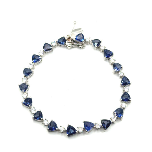 Pulsera de Tanzanita en Plata 925 (7.6cts)