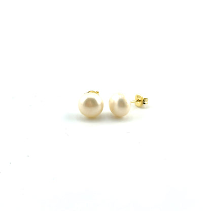 Aretes con Perlas en Plata