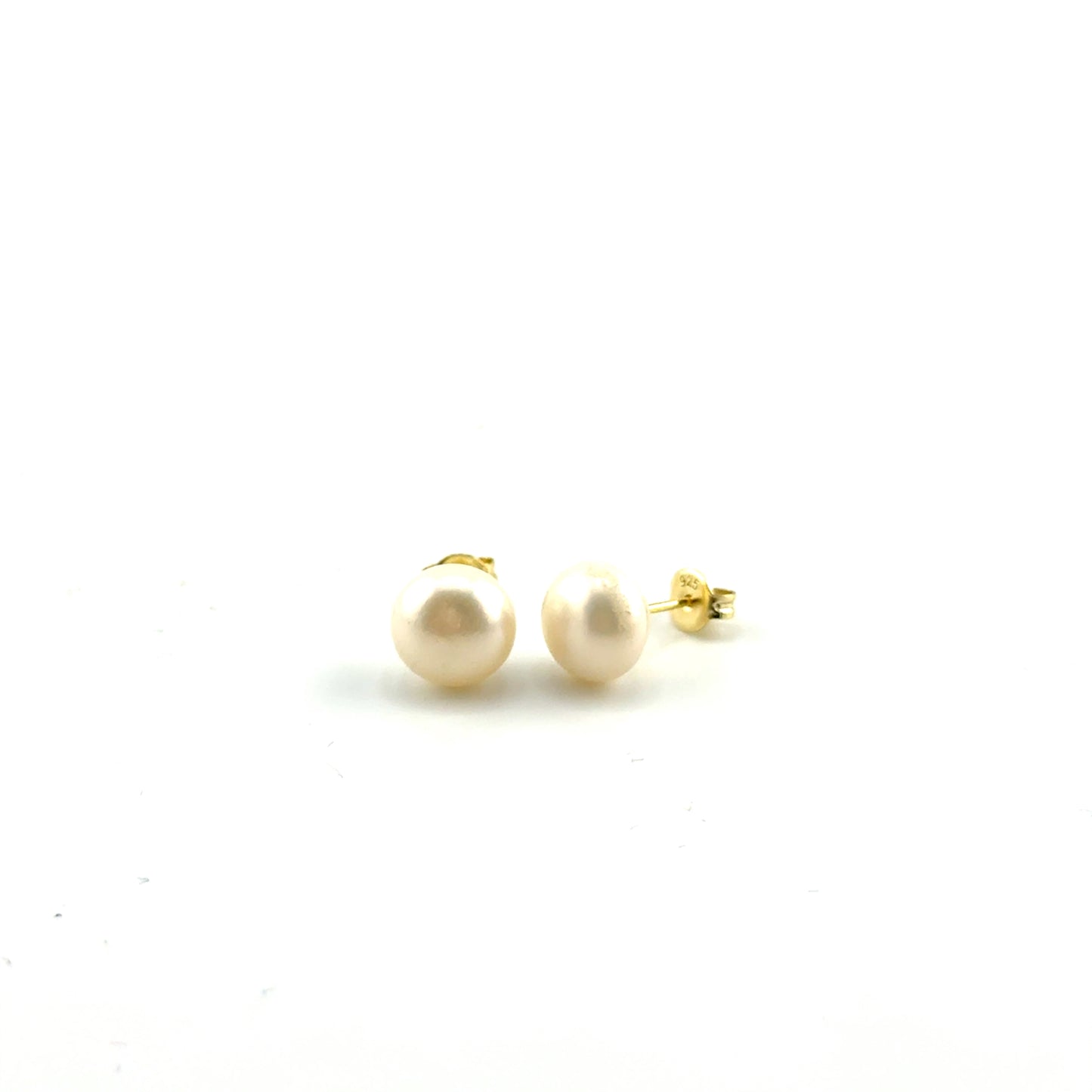 Aretes con Perlas en Plata