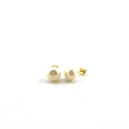Aretes con Perlas en Plata