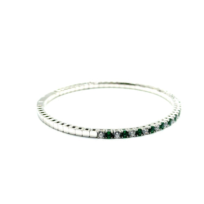 Caña Flexible de Zafiro en Plata 925 (2.0cts)