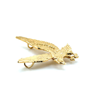 Dije (aguila-L) en Oro 14K