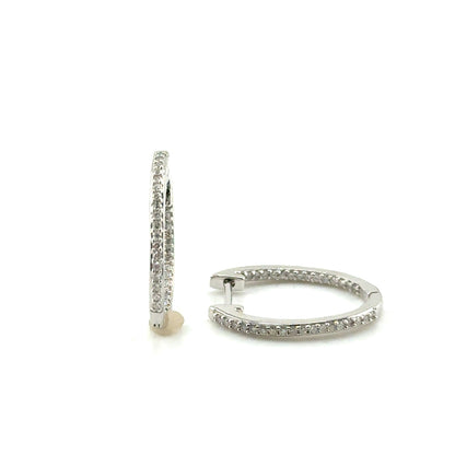Argollas de Diamantes en Plata