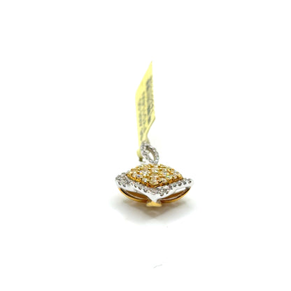 Dije con Diamantes en Oro 14K