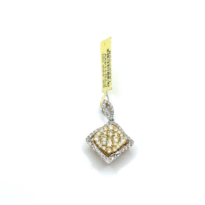 Dije con Diamantes en Oro 14K