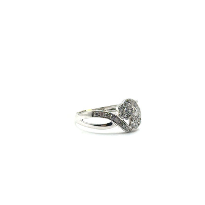 Anillo de Diamantes en Oro 14K