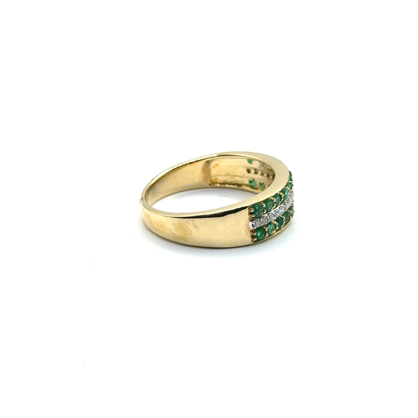 Anillo de Esmeralda en Oro 14K