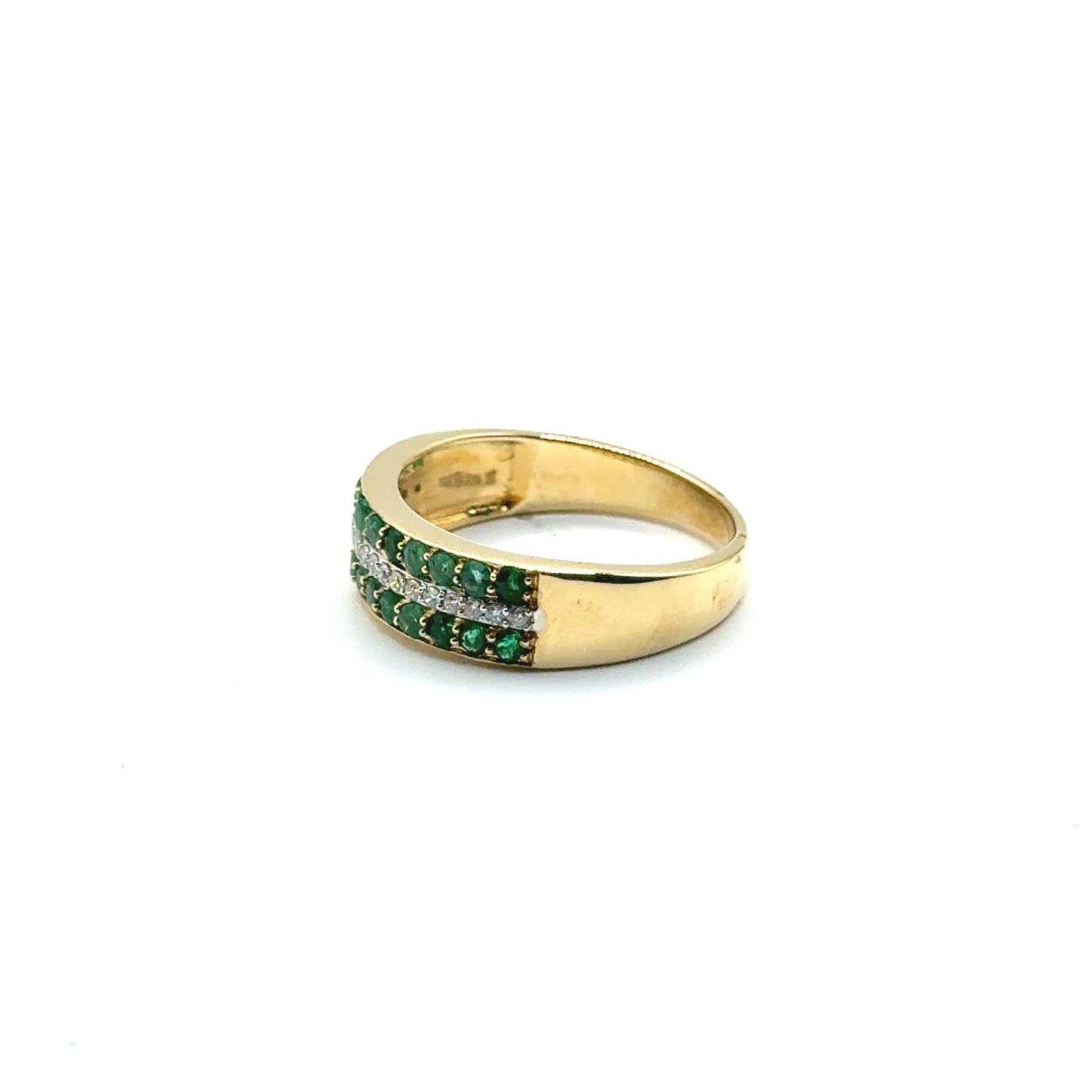 Anillo de Esmeralda en Oro 14K