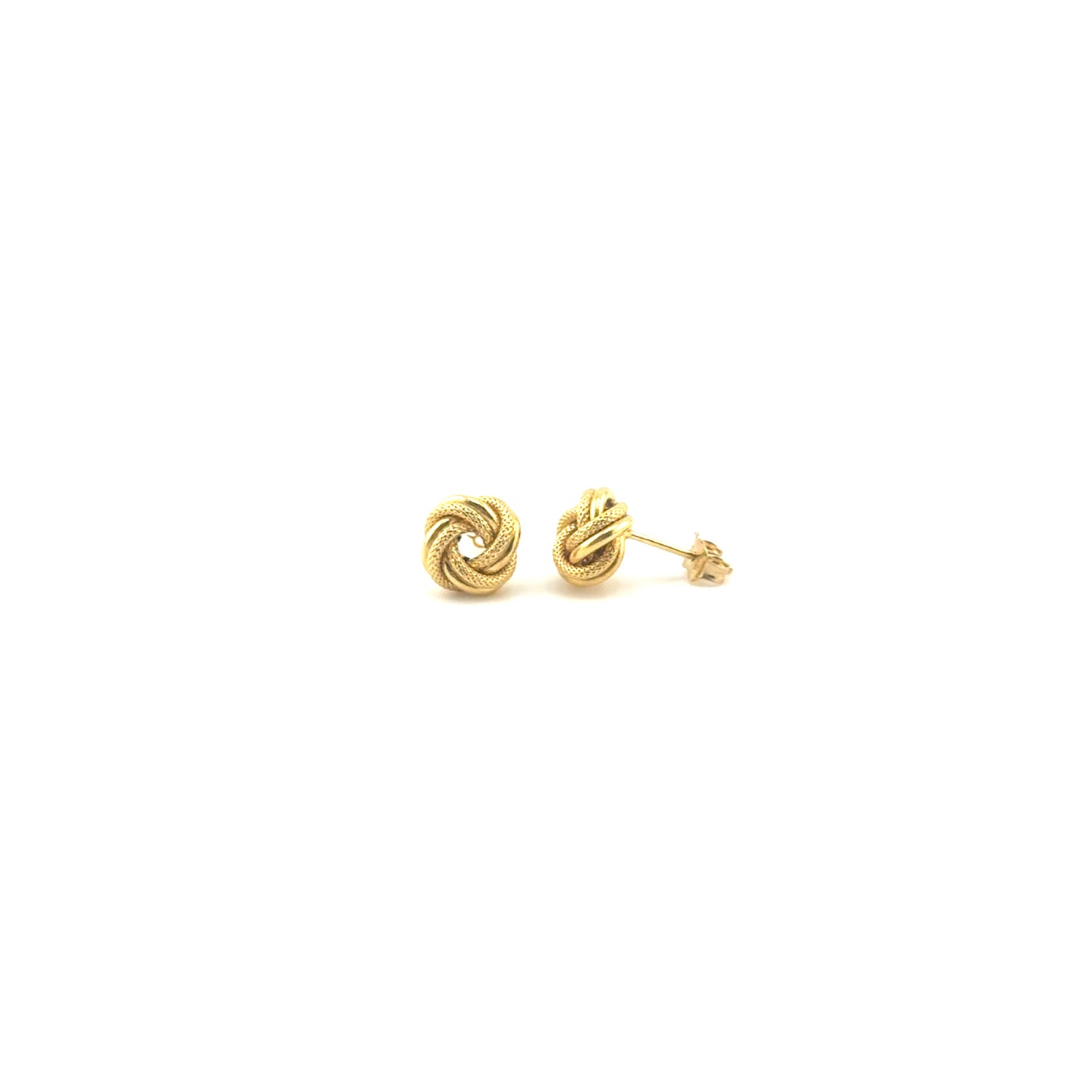 Aretes Nudos en Oro (chico)