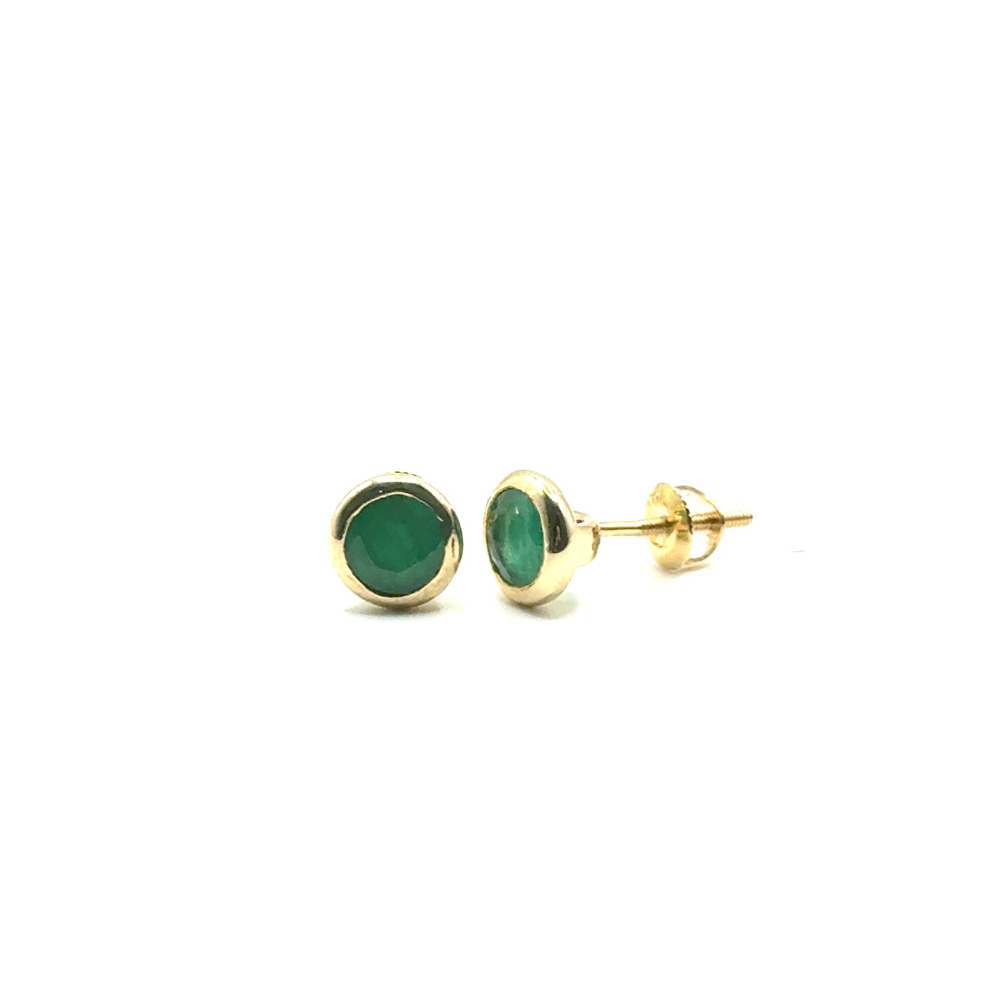 Emerald Earrings in Gold