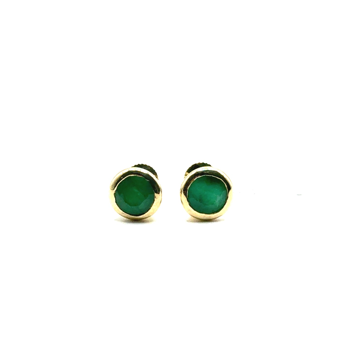 Emerald Earrings in Gold