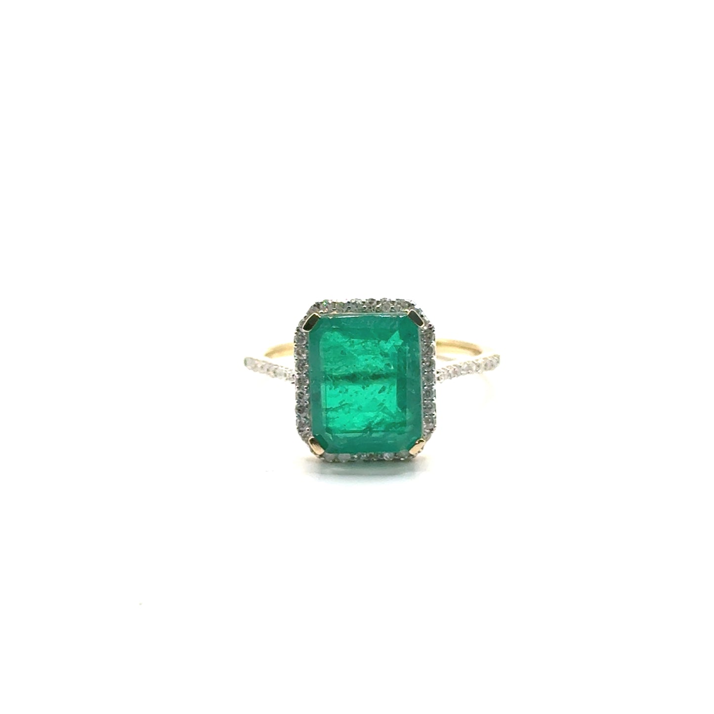 Anillo Esmeralda en Oro 10k