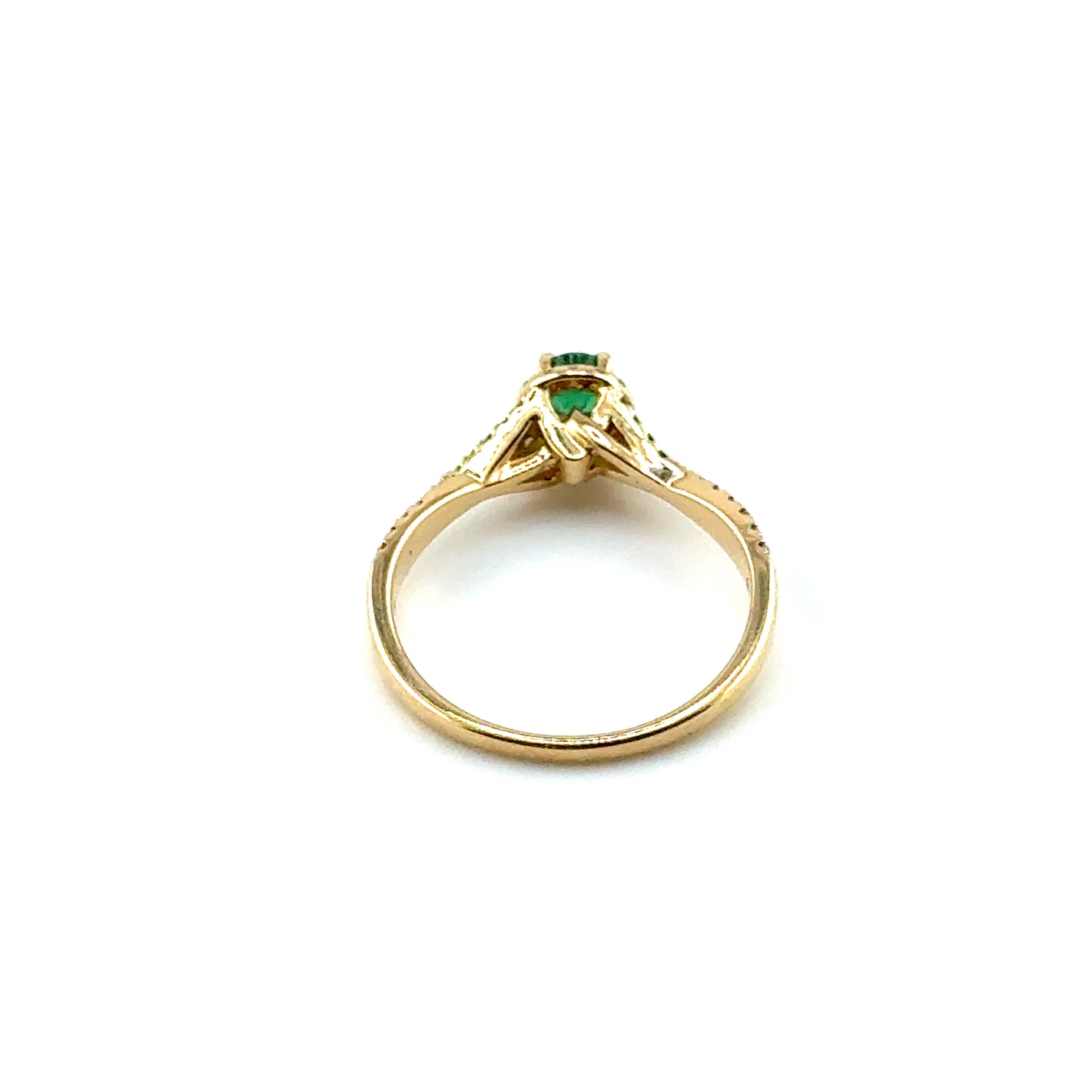 Anillo de Esmeralda en Oro 14K