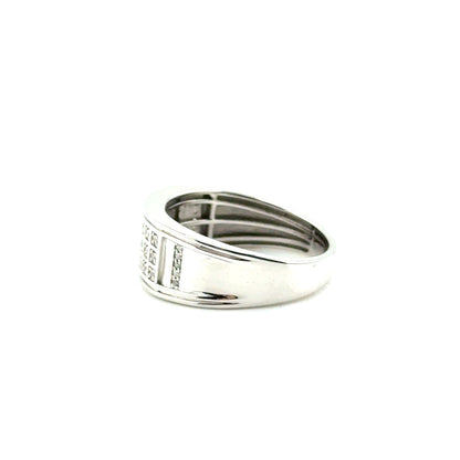 Anillo (de hombre) en Plata con Diamantes