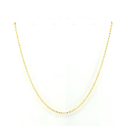 Cadena (rolo) en Oro 14K (45cm)