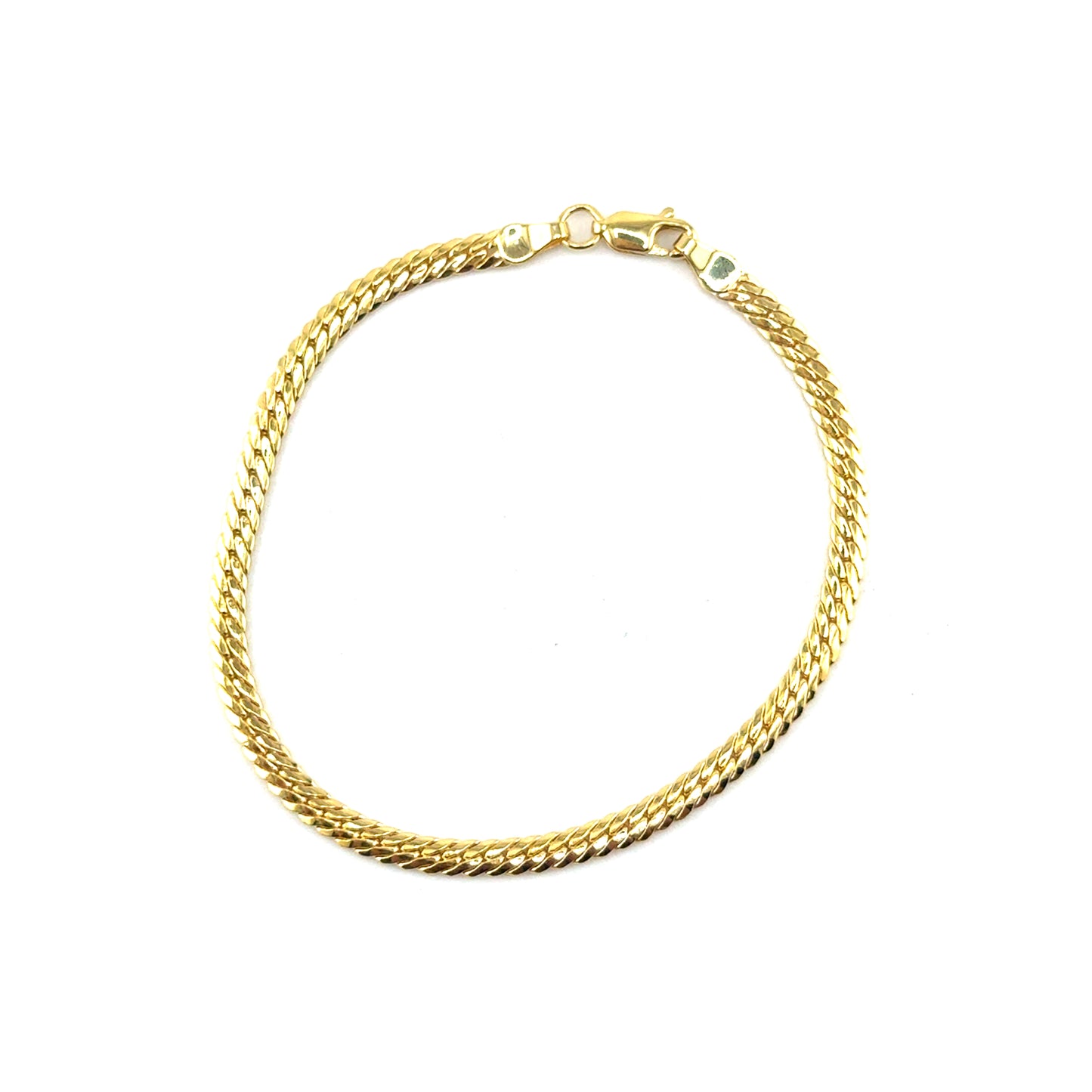 Pulsera (lomo de corvina) en Oro 10K