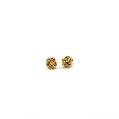 Aretes (nudos) en Oro 10K