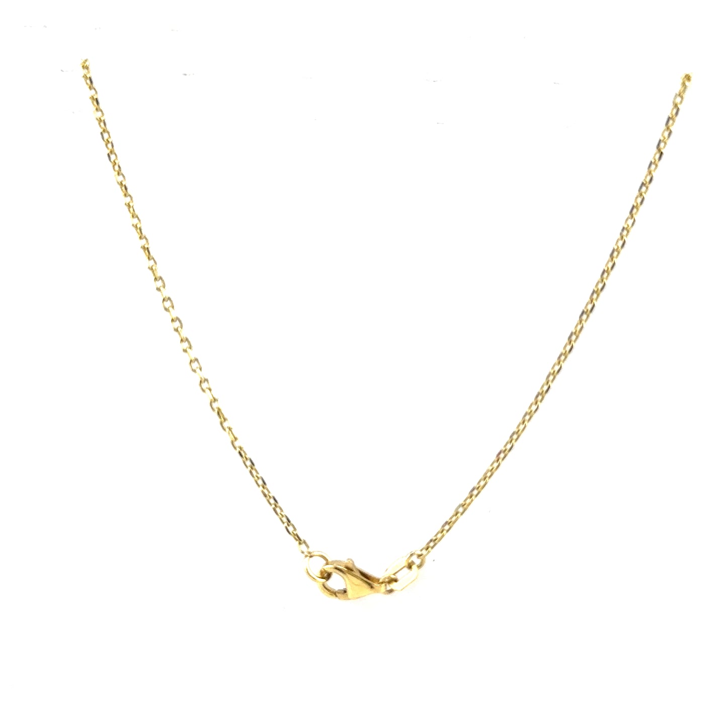 Collar Trebol (madre de perla) en Oro 10K