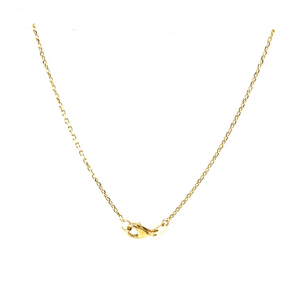 Collar Trebol (madre de perla) en Oro 10K