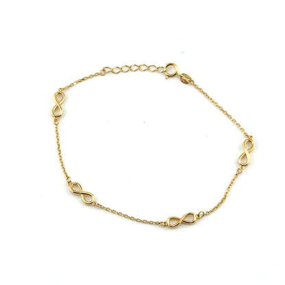 Pulsera (infinito) en Oro 18K