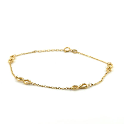 Pulsera (infinito) en Oro 18K