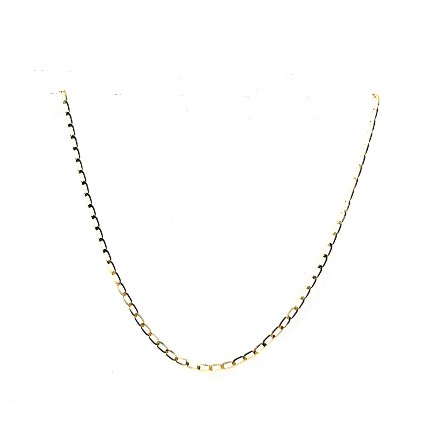 Cadena (baby gourmet) en Oro 14K (45cm)