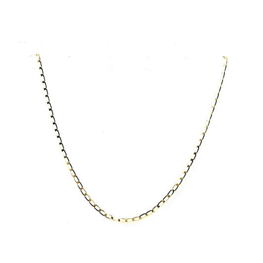 Cadena (baby gourmet) en Oro 14K (45cm)