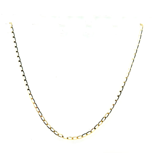 Cadena (baby gourmet) en Oro 14K (50cm)