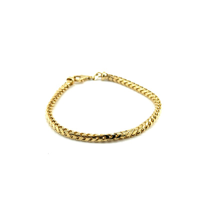Pulsera Franco (maciza) en Oro 10K