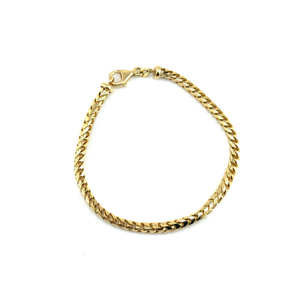Pulsera Franco (maciza) en Oro 10K