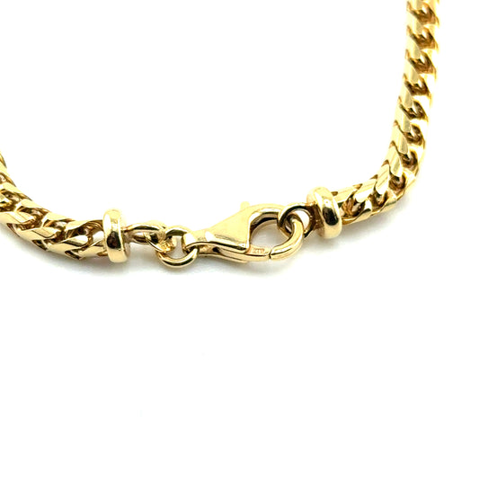 Pulsera Franco (maciza) en Oro 10K