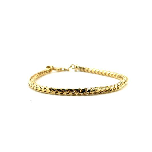 Pulsera Franco (maciza) en Oro 10K