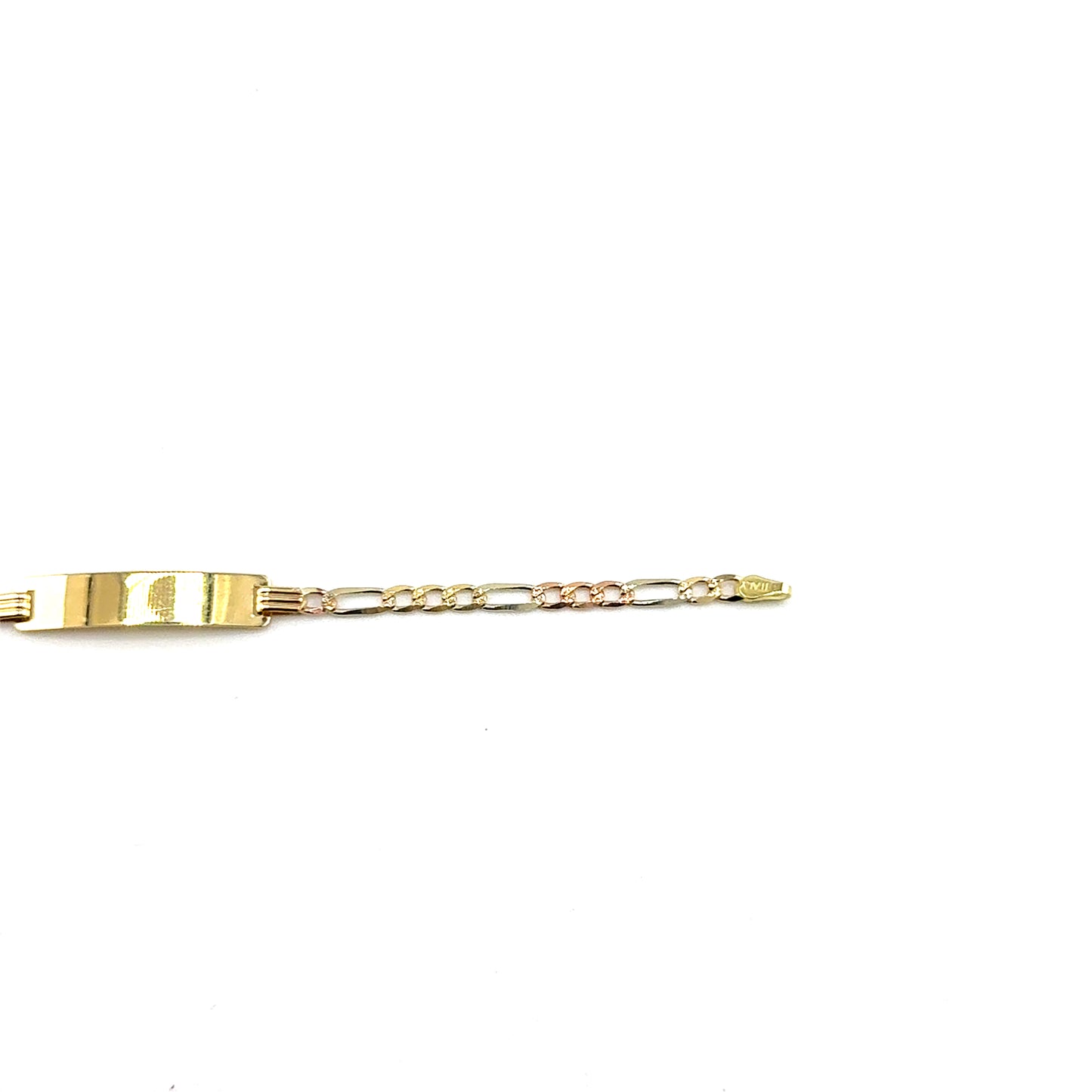 Pulsera ID (cartier) en Oro 10K (tres tonos)