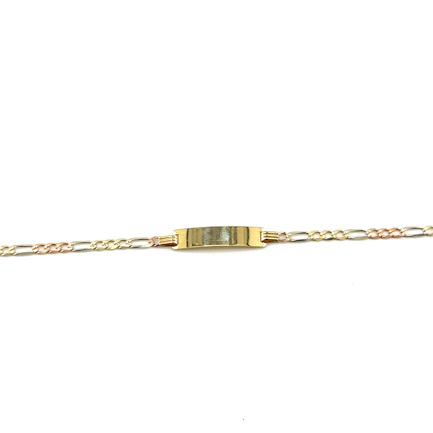 Pulsera ID (cartier) en Oro 10K (tres tonos)