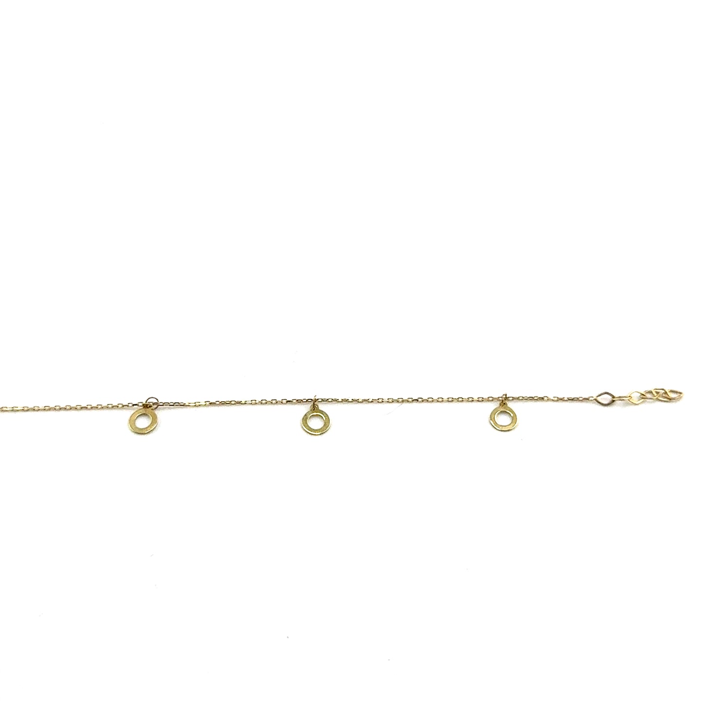 Tobillera (circulos) en Oro 10K