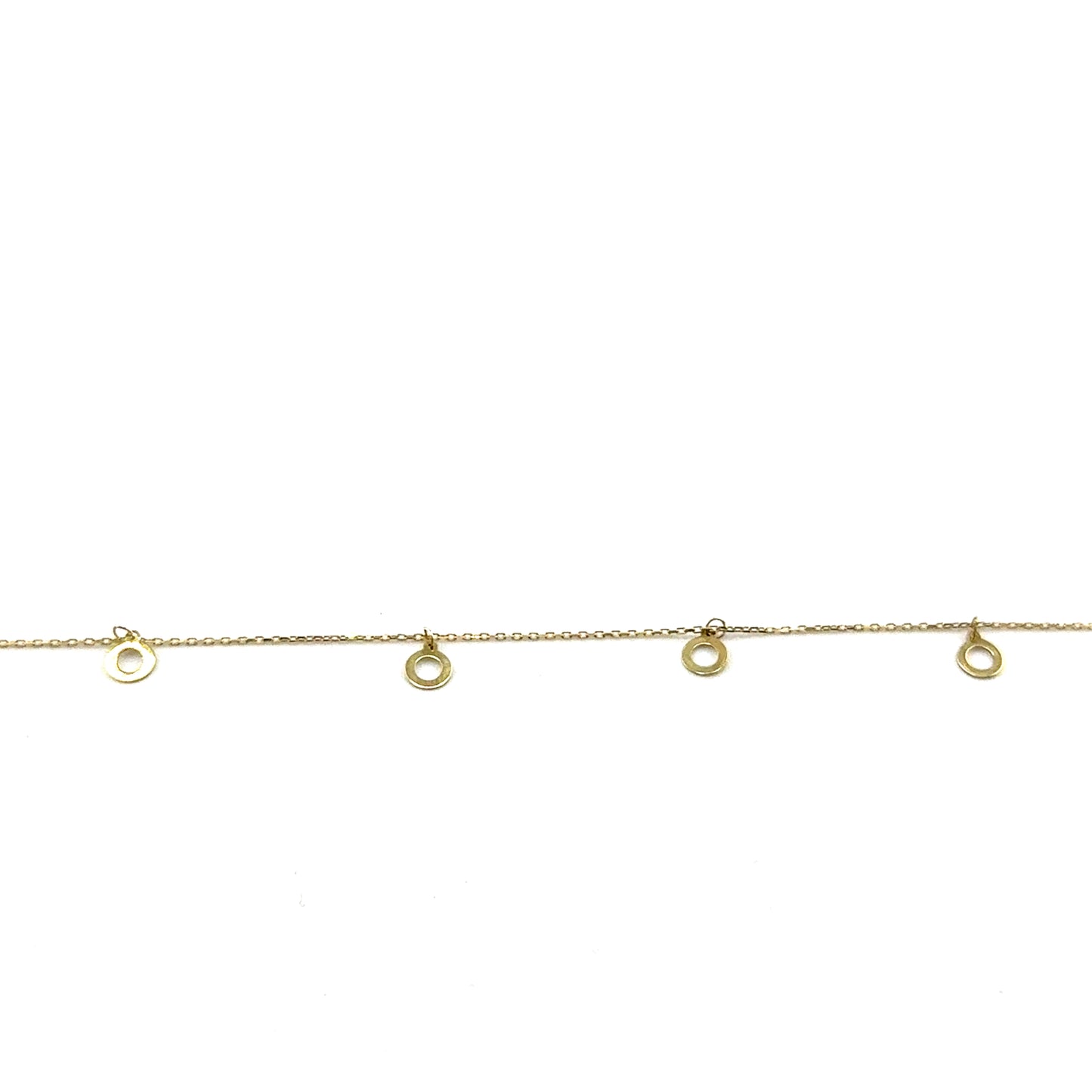 Tobillera (circulos) en Oro 10K