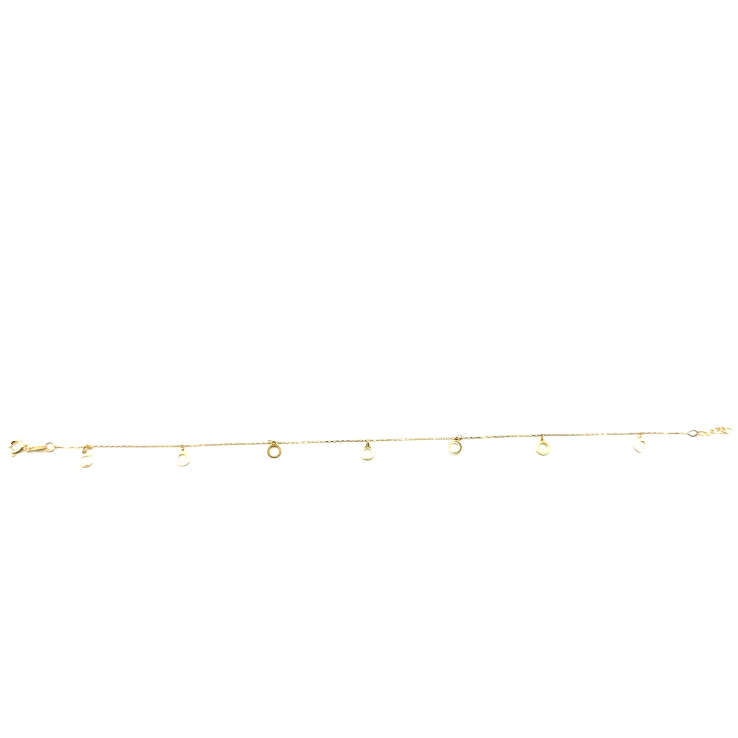 Tobillera (circulos) en Oro 10K