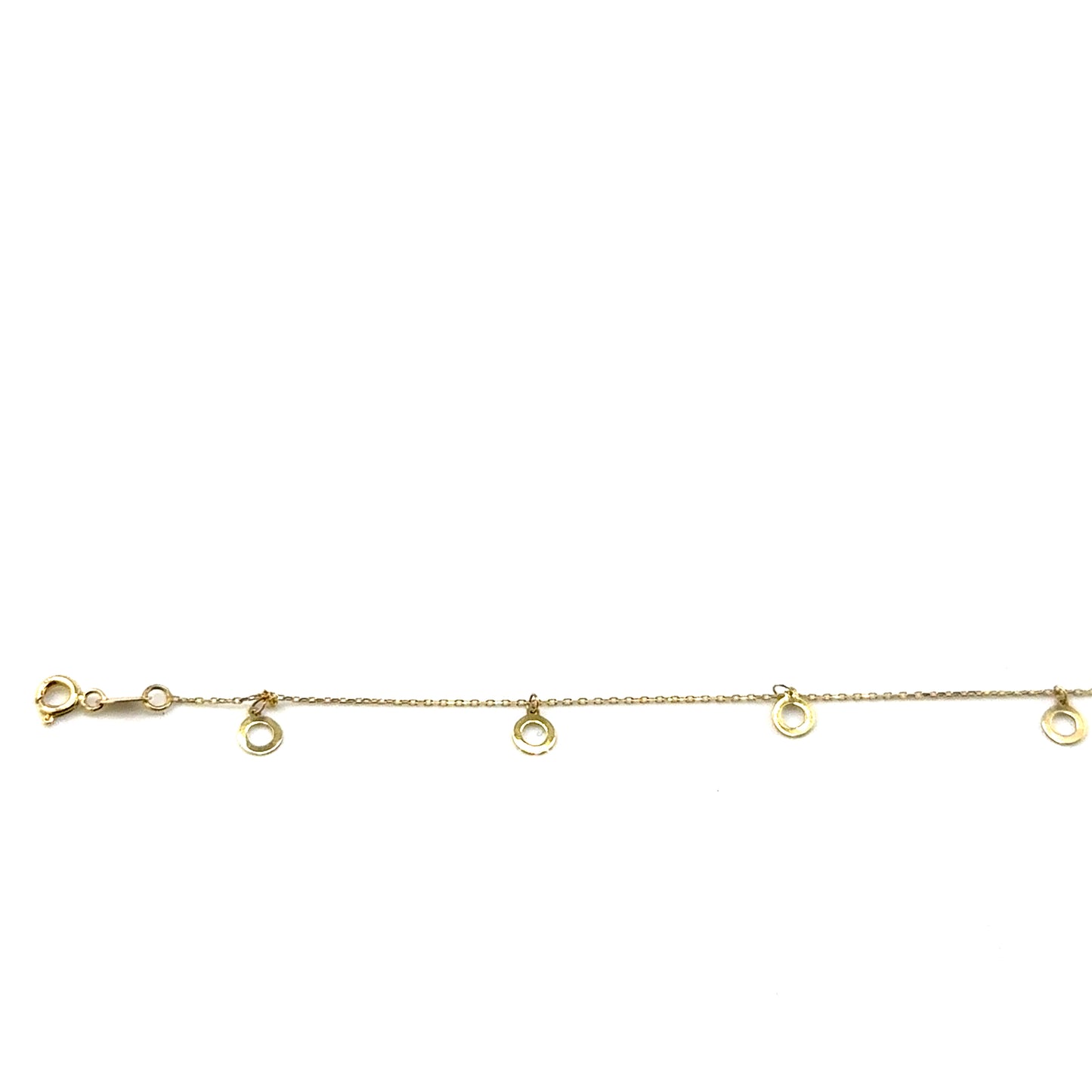 Tobillera (circulos) en Oro 10K