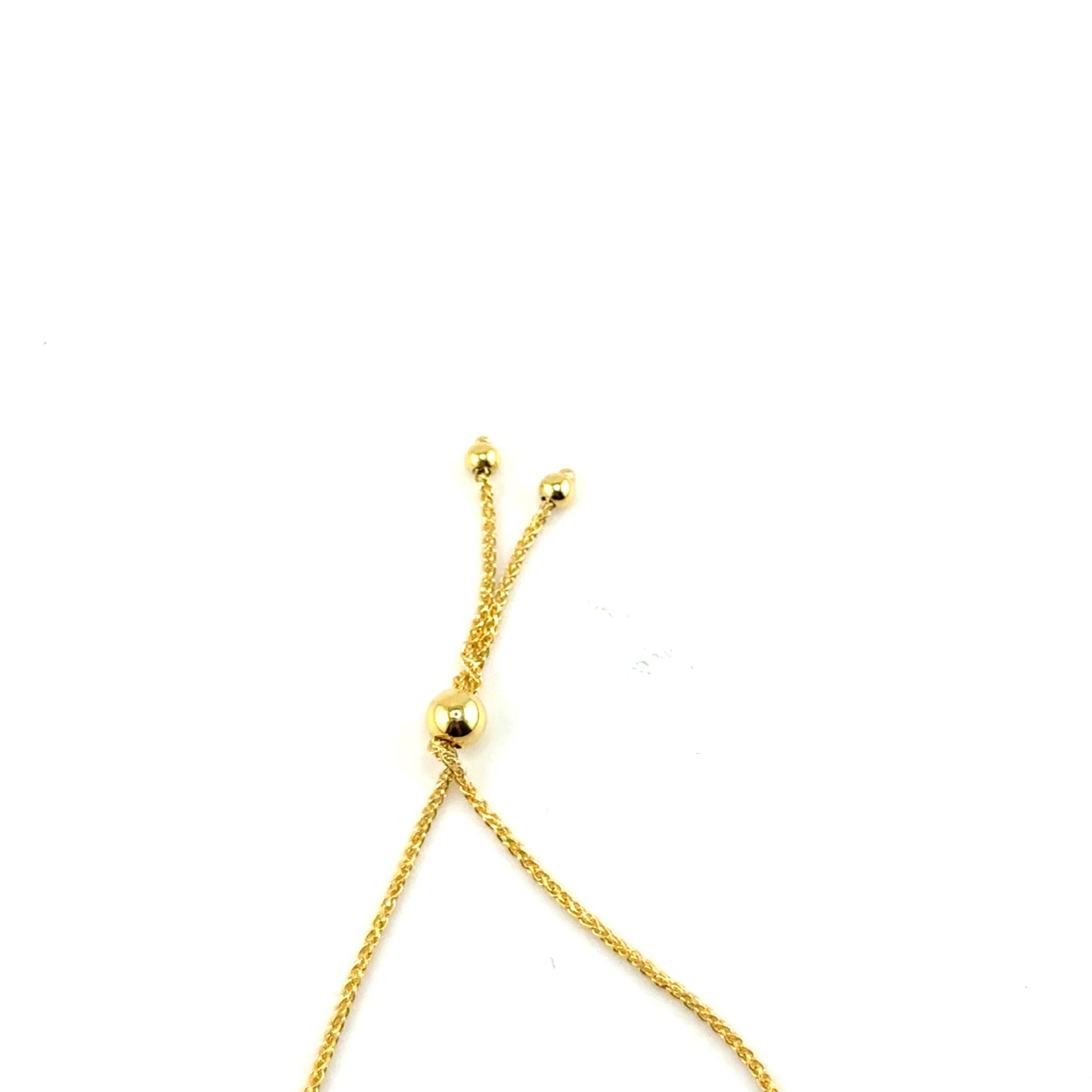 Pulsera Ajustable (corazon/bolitas) en Oro 10K