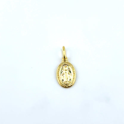 Dije (Virgen Maria) en Oro 10K