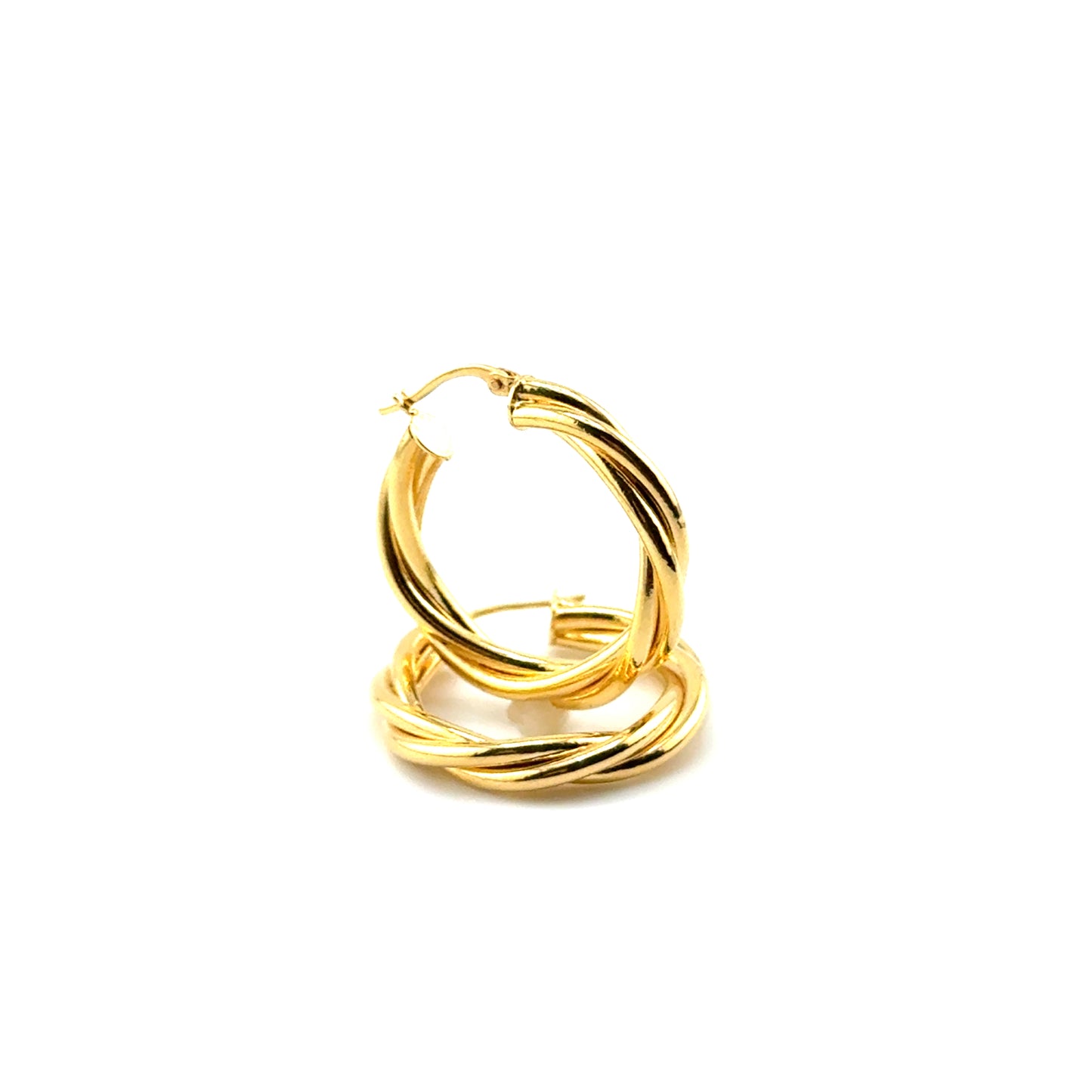 Argollas (retorcidos) en Oro 10K