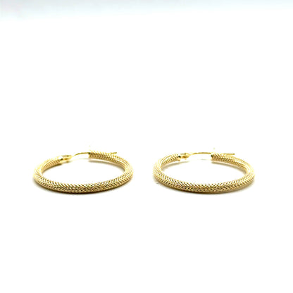 Argollas (matte) en Oro 10K