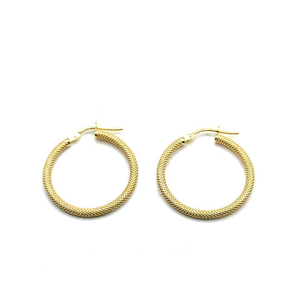 Argollas (matte) en Oro 10K