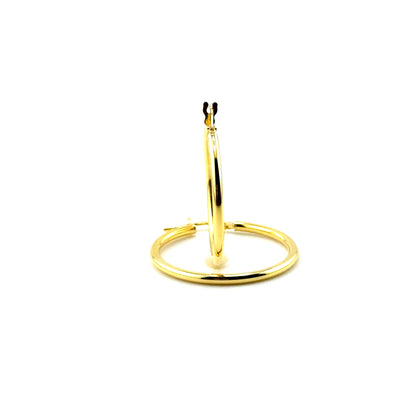 Argollas (liso) en Oro 10K