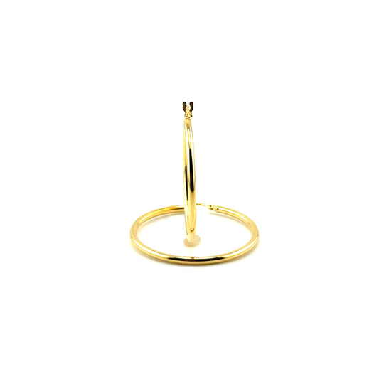 Argollas (liso) en Oro 10K
