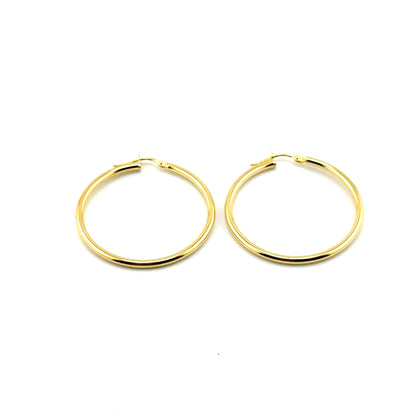 Argollas (liso) en Oro 10K