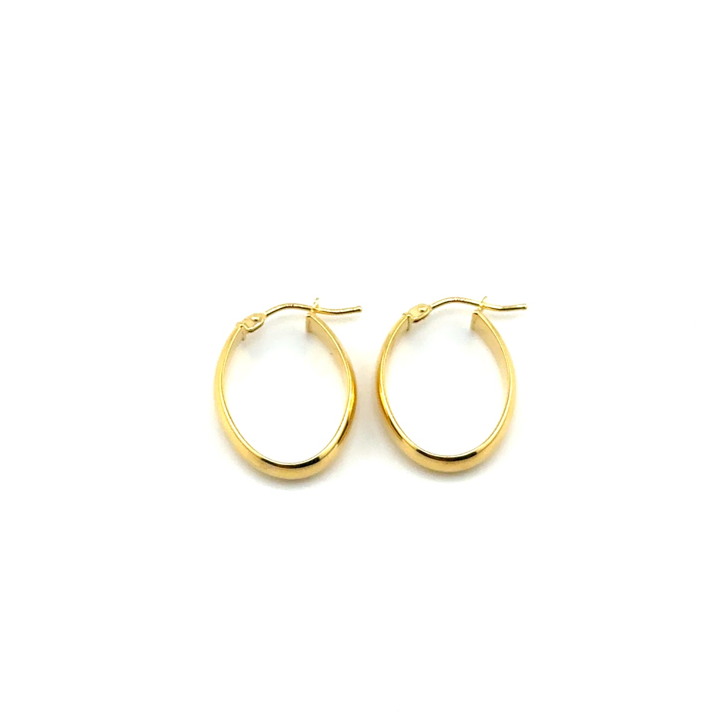 Argollas (ovalo) en Oro 10K